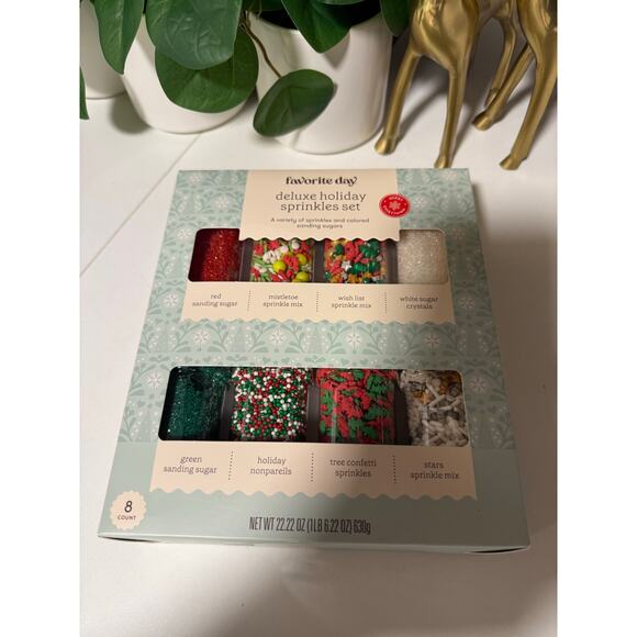 Favorite Day Deluxe Holiday Sprinkle Set - SEALED - - Picture 5 of 8